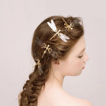 Load image into Gallery viewer, Kindred Soul Dragonfly Hairpins