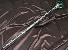 Load image into Gallery viewer, Spell-Casting Green Crystal Scepter Wand