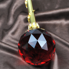 Load image into Gallery viewer, Spell-Casting Red Crystal Scepter Wand