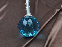 Load image into Gallery viewer, Spell-Casting Sky Blue Crystal Scepter Wand