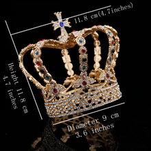 Load image into Gallery viewer, Honored King Royal Cross Crown