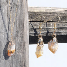 Load image into Gallery viewer, Lucky Stone Pendant/Earring Set