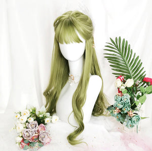 Bright Green Tree Fairy Wig
