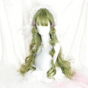 Bright Green Tree Fairy Wig