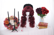 Load image into Gallery viewer, Dashing Red Velvet Curly Wig