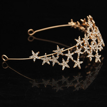 Load image into Gallery viewer, Dazzling Gold Star Headband