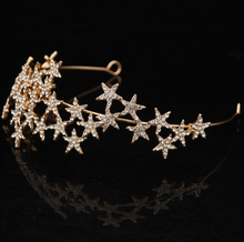 Load image into Gallery viewer, Dazzling Gold Star Headband