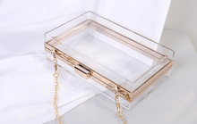 Load image into Gallery viewer, Fashion-Forward Crystal Clear Purse