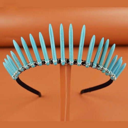 Valiant Brilliant Turquoise Headband