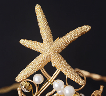 Load image into Gallery viewer, Carefree Mermaid Starfish Crown