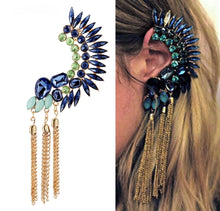 Load image into Gallery viewer, Dauntless Peacock Earring Headdress