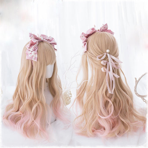 Sweet Pink & Blonde Fairy Hair