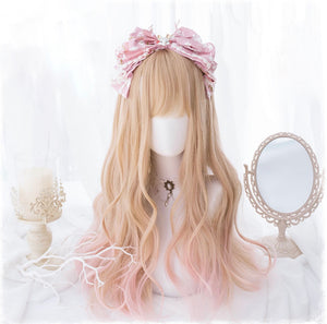 Sweet Pink & Blonde Fairy Hair