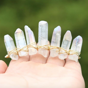 Lavish Crystal Aura Pins