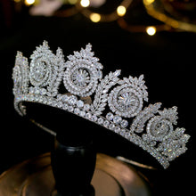 Load image into Gallery viewer, Regal Rose Sparkling Diadem