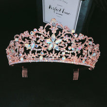 Load image into Gallery viewer, Rose Gold Floral Paradise Diadem