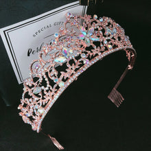 Load image into Gallery viewer, Rose Gold Floral Paradise Diadem