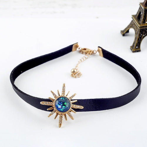 Occult Crystal Deity Choker