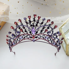 Load image into Gallery viewer, Popular Purple Peacock Diadem