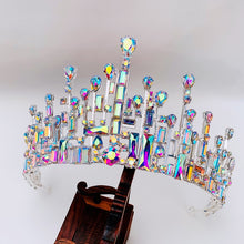 Load image into Gallery viewer, Diva Deity Colorful Crystal Diadem
