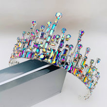 Load image into Gallery viewer, Diva Deity Colorful Crystal Diadem