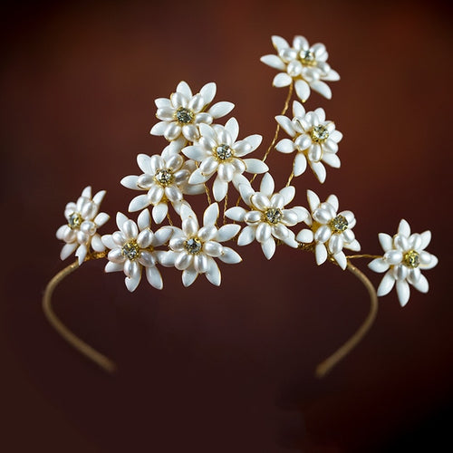 Peaceful Wild Daisy Tiara