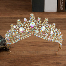 Load image into Gallery viewer, Gorgeous European Colorful Tiara Set
