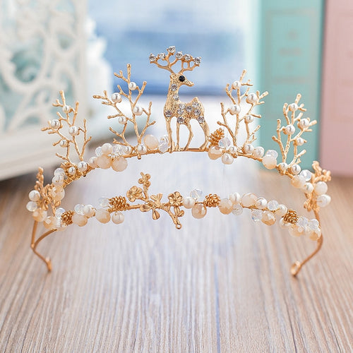 Friendly Jolly Deer Tiara