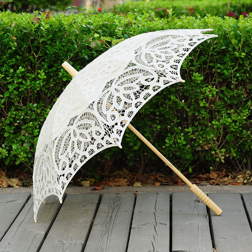 ★Pasotti★名品 イタリア日傘★Manual Opening Lace Parasol Pasotti Manual Opening Lace Parasol, Rainproof - Fine Parasols