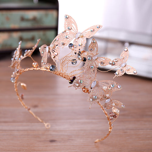 Zealous Fluttering Butterfly Tiara