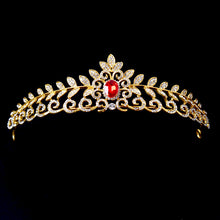 Load image into Gallery viewer, Vibrant Gold Cleopatra Tiara