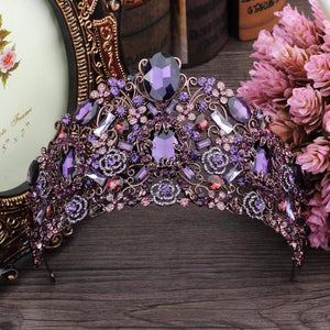Phenomenal Luxury Purple Tiara