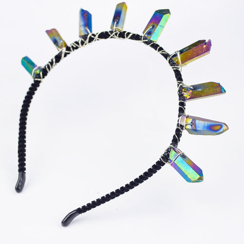 Hypnotic Rainbow Rocker Headband