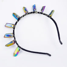 Load image into Gallery viewer, Hypnotic Rainbow Rocker Headband