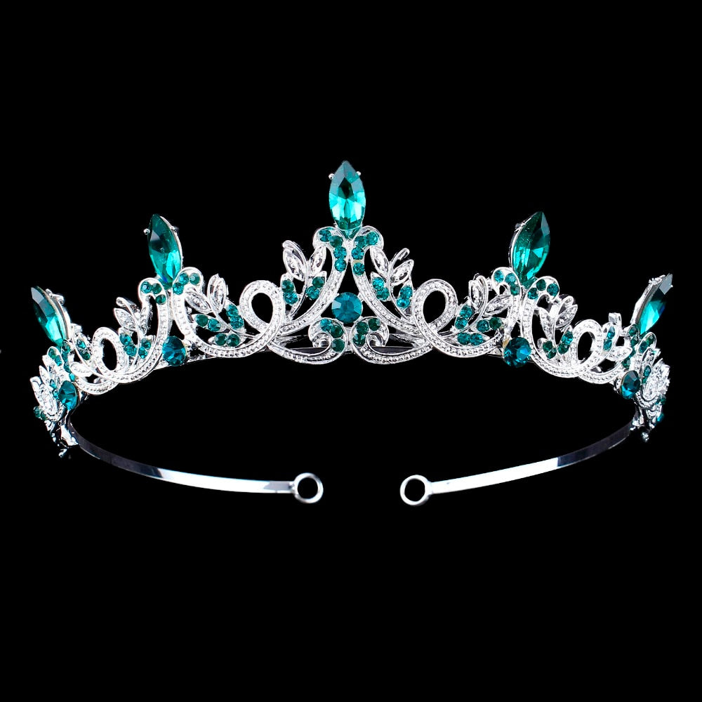 Lionhearted Lustrous Teal Tiara