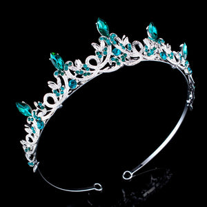Lionhearted Lustrous Teal Tiara